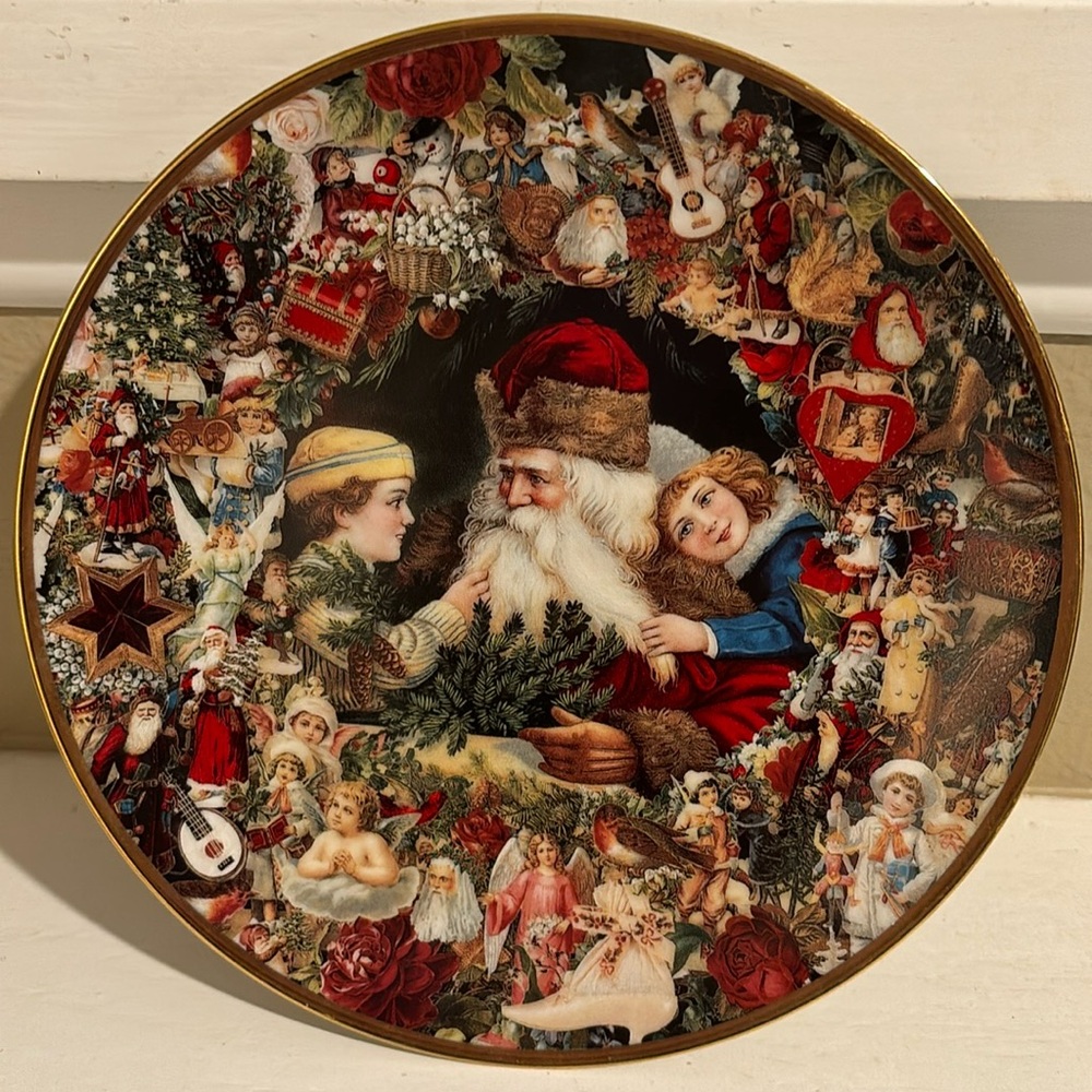 Hamilton Collection Plate A Visit From St Nicholas.